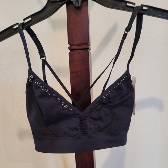 Design Lab black racer-back bra, size L - NEW - Picture 1 of 7